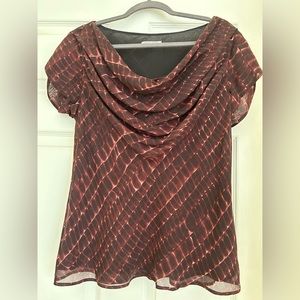 Anna Klein ,silk shirt ,large